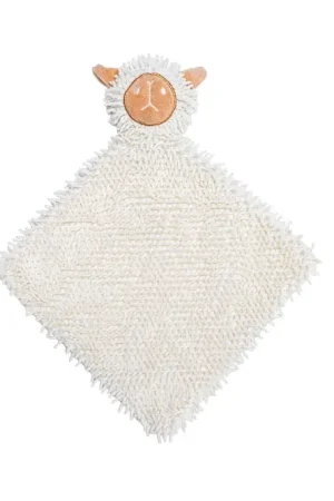 Beeztees Puppy Eco Knuffellap Lu Wit 37 cm Aanbieding